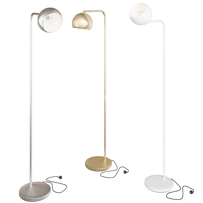 Adjustable Soft Light Lamp 3D model image 2