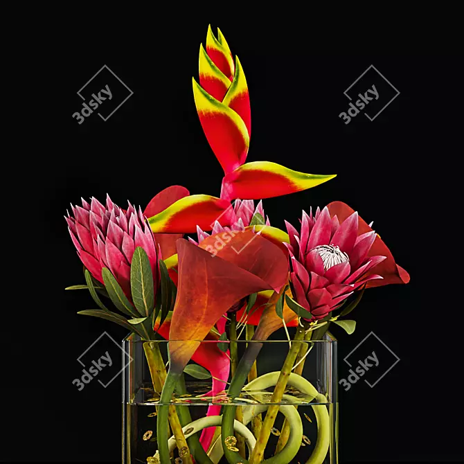 Lush Green Plant 3D Model 3D model image 3