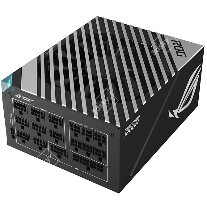 Asus ROG Thor Power Supply 3D model image 3