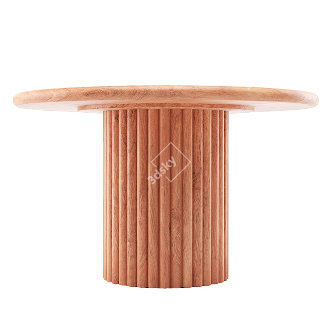 Scalloped Jewel Dining Table 3D model image 2