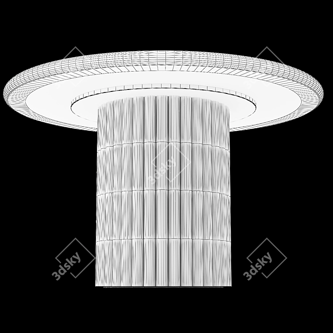 Scalloped Jewel Dining Table 3D model image 5