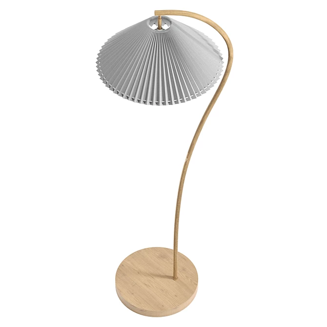 Modern Floor Lamp with UV Unwrap 3D model image 3