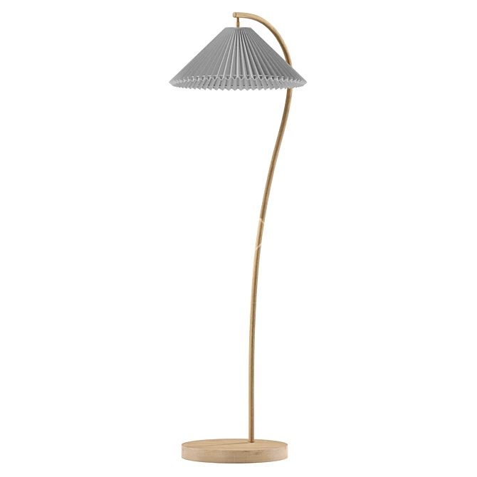 Modern Floor Lamp with UV Unwrap 3D model image 4