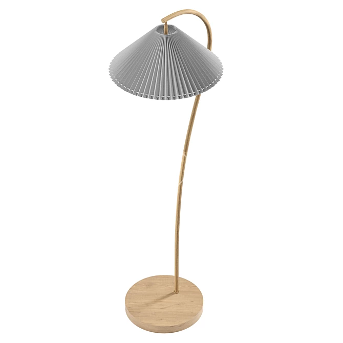 Modern Floor Lamp with UV Unwrap 3D model image 5