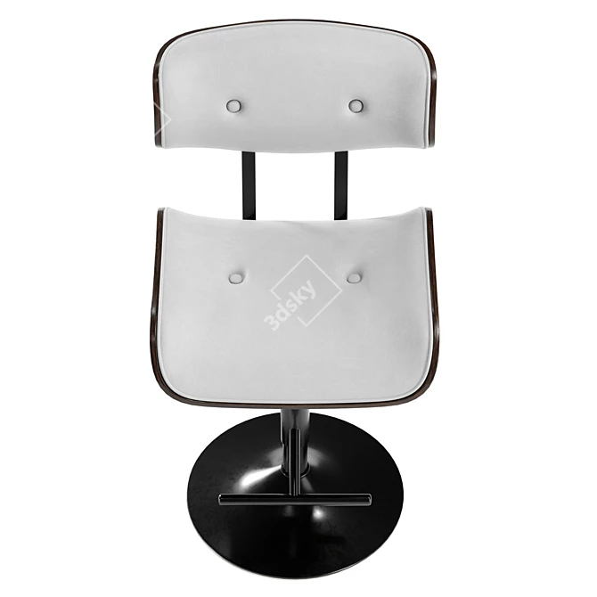 Sienna Faux Leather Stool 3D 3D model image 3