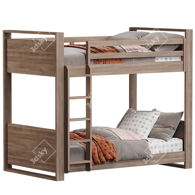 Modern Wyler Bunk Bed - 2014 3D model image 1