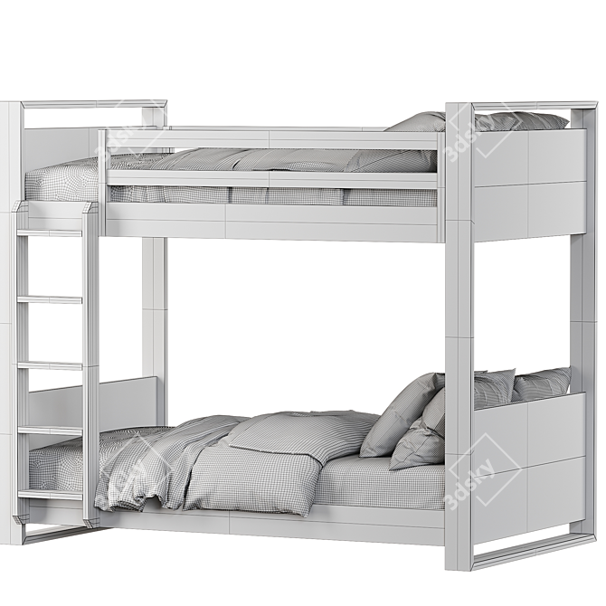 Modern Wyler Bunk Bed - 2014 3D model image 5