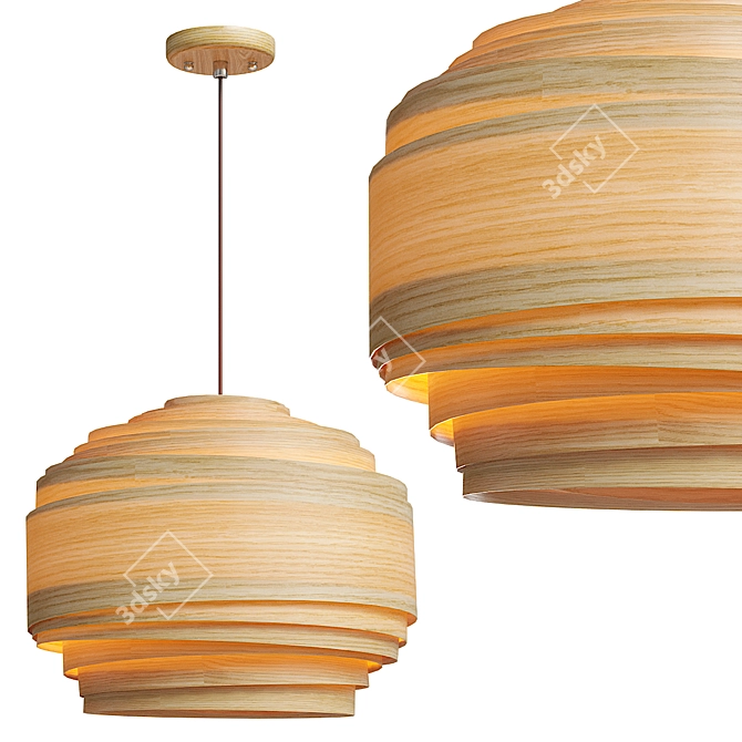 Modern Pendant Light TRAVIS 3D model image 1