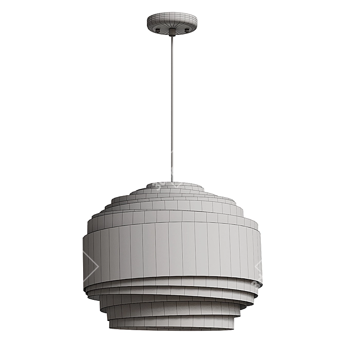Modern Pendant Light TRAVIS 3D model image 5