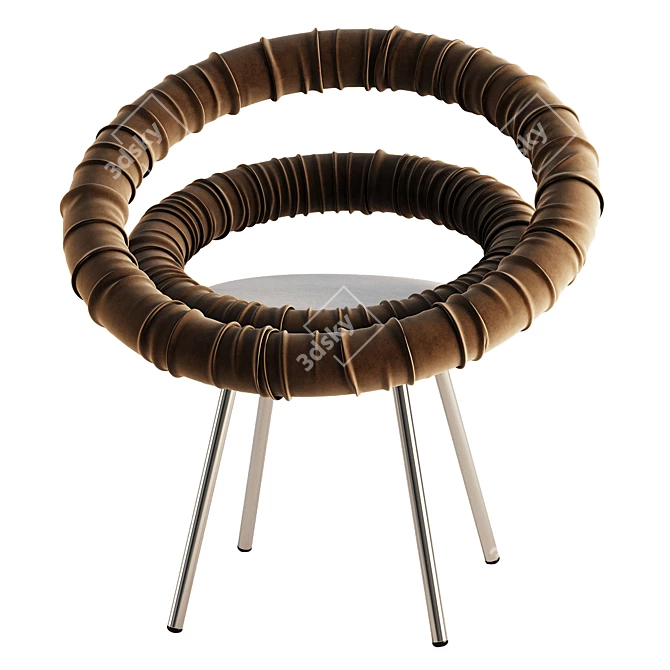 Stylish 2017 Adrenalina Circle Chair 3D model image 5