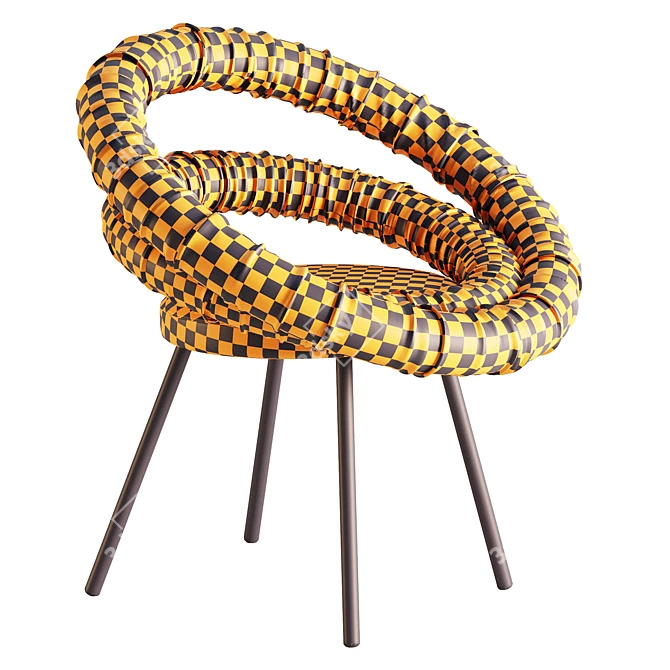 Stylish 2017 Adrenalina Circle Chair 3D model image 7