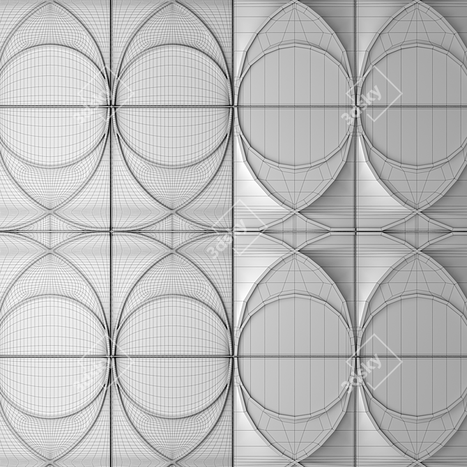Syzygy Pinwheel Sculpture Art Display 3D model image 2