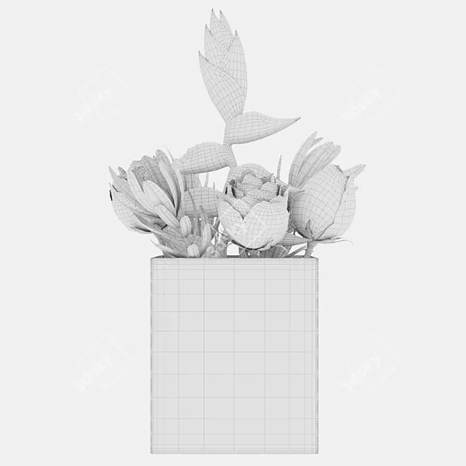 Botanical Beauty 3D Model Pack 3D model image 5