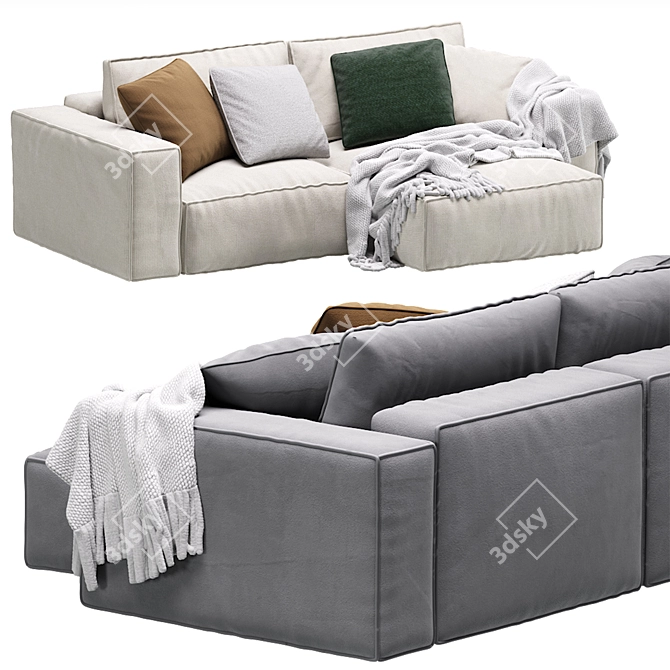 Ebi Corner Sofa by Divan.ru 3D model image 5