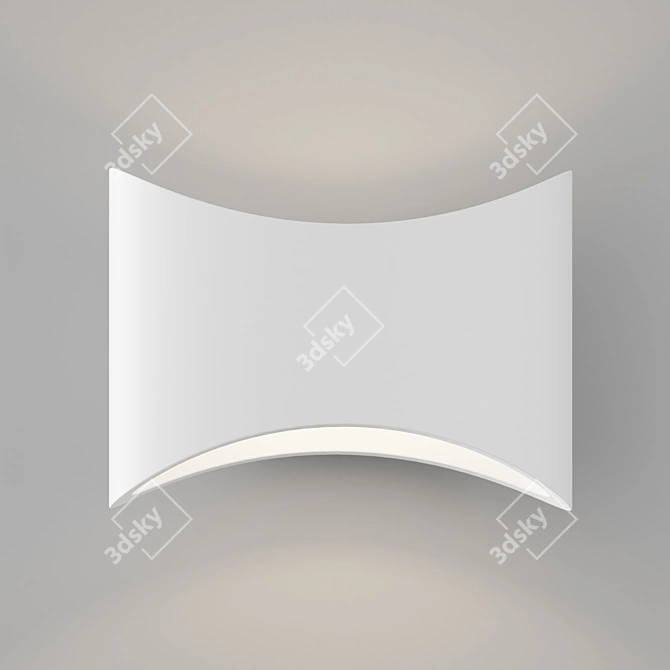 Modern Gypsum Calixta Wall Sconce 3D model image 1