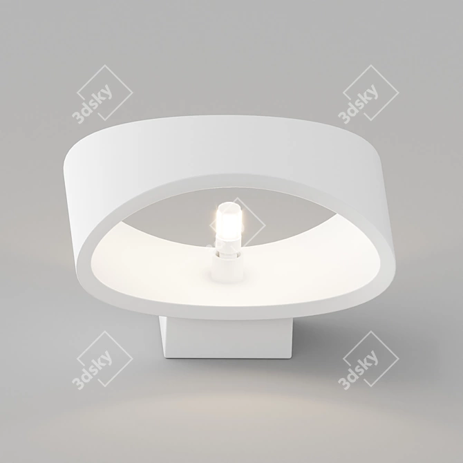 Modern Gypsum Calixta Wall Sconce 3D model image 2