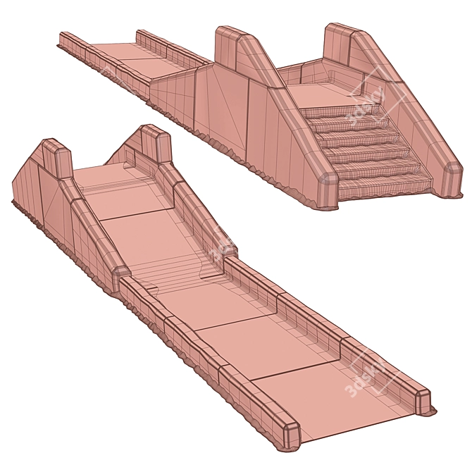 Ice City Playset: Winter Wonderland 3D model image 3