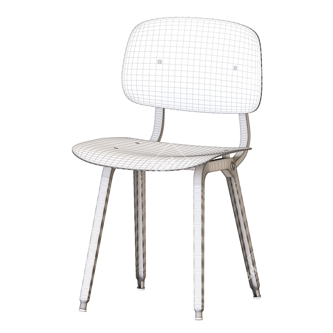 Modern Dining Set: Passerelle Table & Revolt Chair 3D model image 7