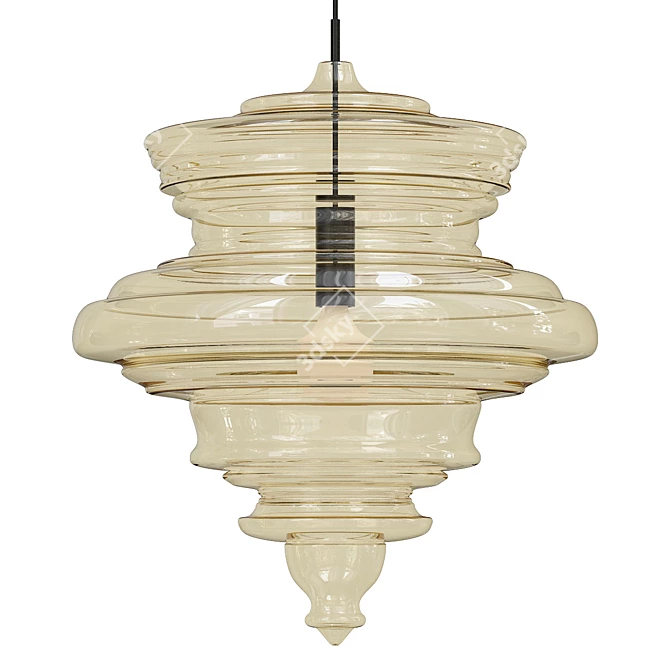 Eternal Radiance Pendant Light 3D model image 1