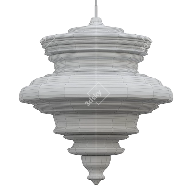 Eternal Radiance Pendant Light 3D model image 2