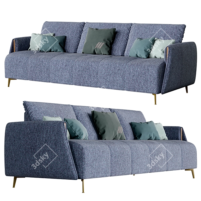 Pasquale Noviello Romance Upholstered Armchair 3D model image 1