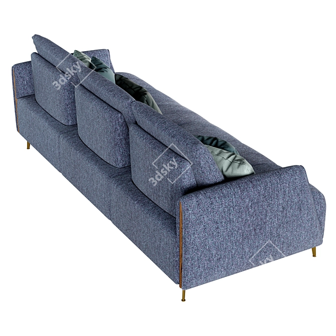 Pasquale Noviello Romance Upholstered Armchair 3D model image 2