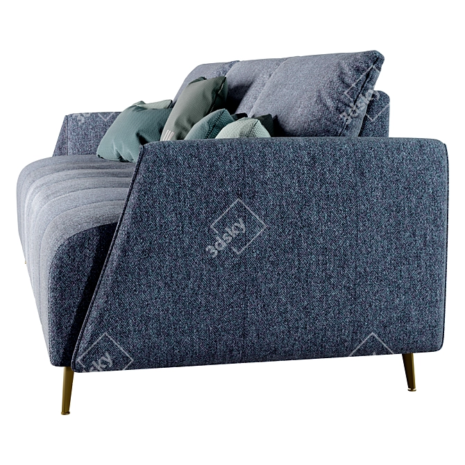 Pasquale Noviello Romance Upholstered Armchair 3D model image 3