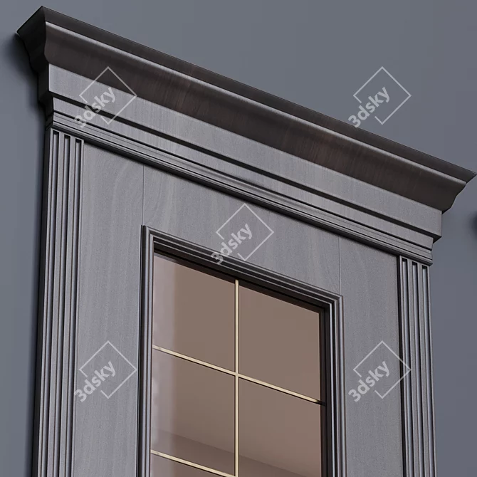 Vintage Verona Entrance Door 3D model image 3