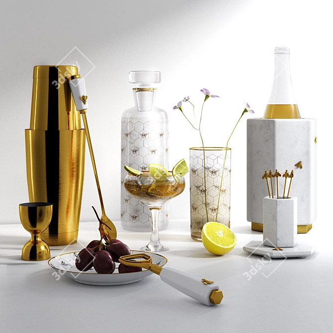 Williams Sonoma Mixology Bar Set 3D model image 1