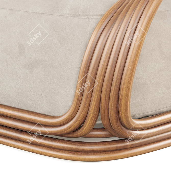 Eva Armchair: Modern Italian Design 3D model image 5