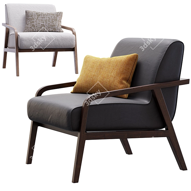 Sleek Modern Woody i4MARIANI Furniture 3D model image 6
