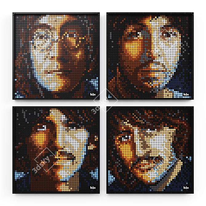 LEGO The Beatles Art Set 3D model image 1