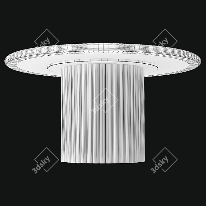 Scalloped Jewel Meals Table 02 3D model image 5