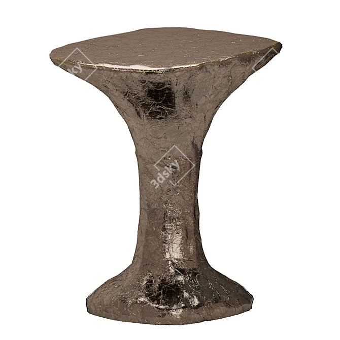 Reactive Bronze Accent Table 3D model image 1