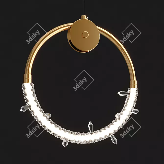 Modern Acosta Ceiling Lamp 3D model image 2