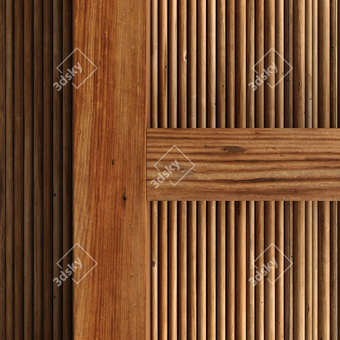 Smooth Ceiling Beam 3D Model 3D model image 5