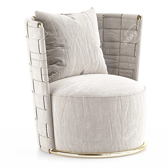 Roberto Cavalli Lounge Occasional Chair - 3D Model 3D model image 1