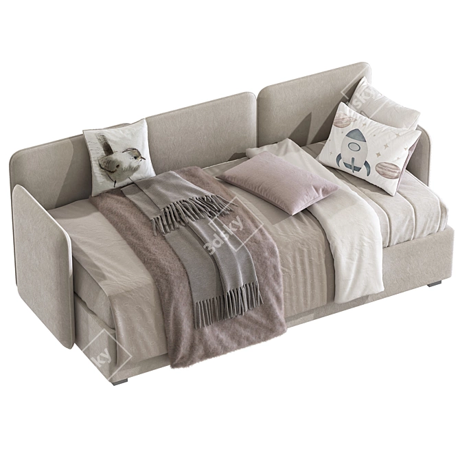 Convertible sofa bed LEVEL-14 3D model image 4