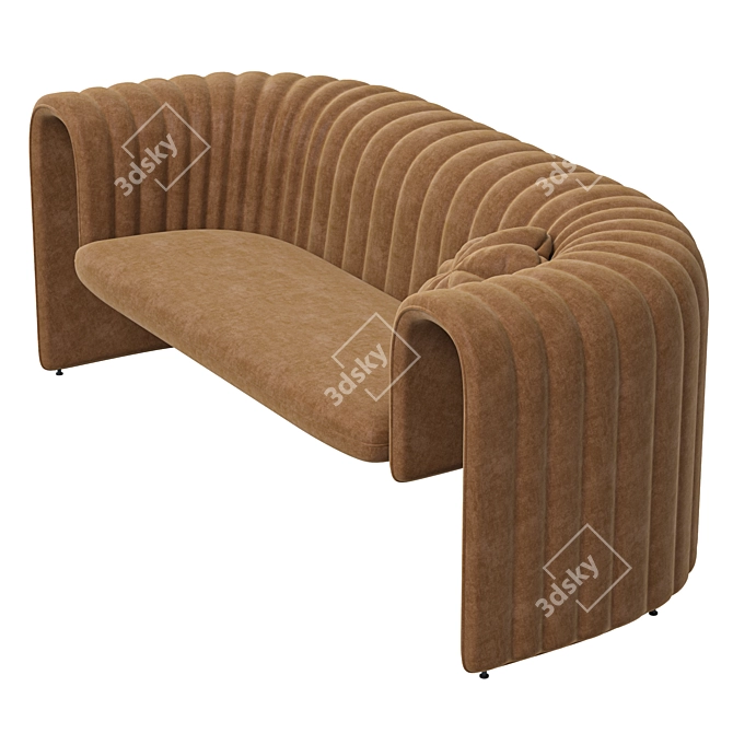 Sleek REMNANT Sofa Design Piece 3D model image 2