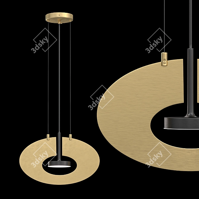  Modern Elegant Ingara Chandelier 3D model image 1
