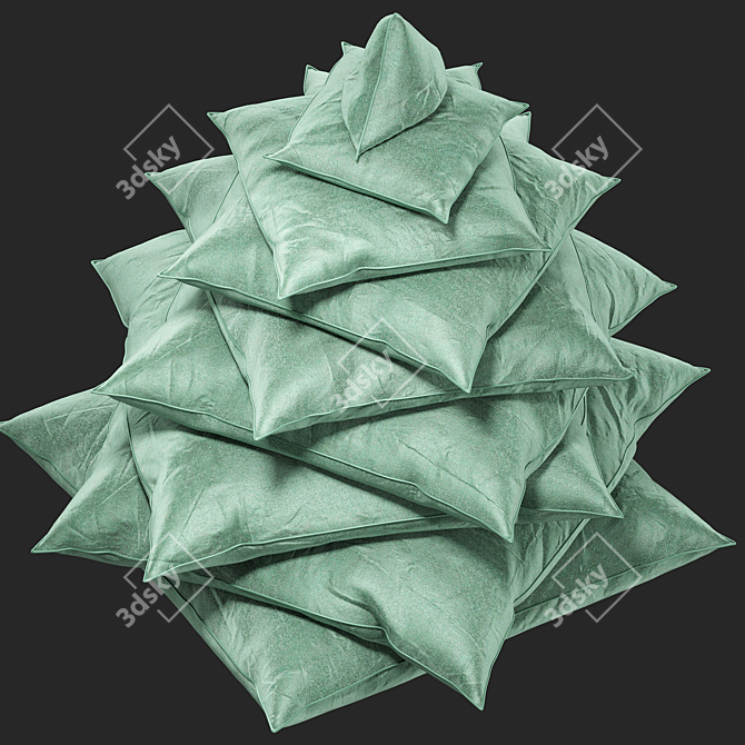 Pillow Christmas Tree Display 3D model image 3