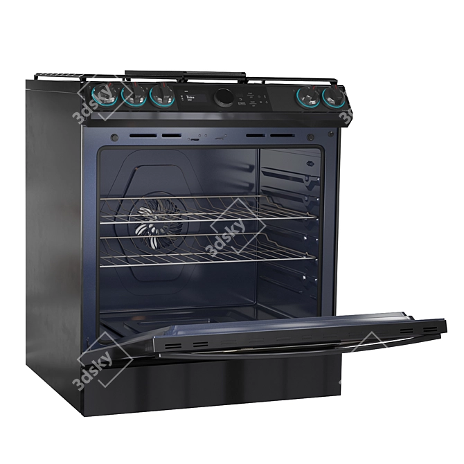 Samsung Gas Range Smart Dial 3D model image 4