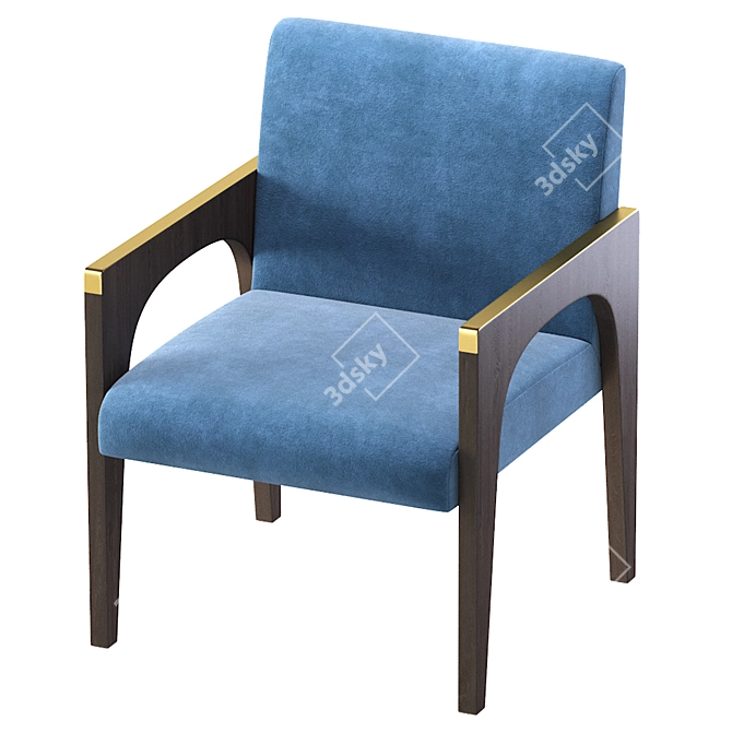 Modern Chair WILLIS by Cazarina 3D model image 6