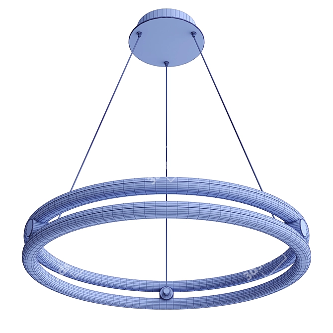 Grace LED Ring Chandelier, 20 3D model image 3