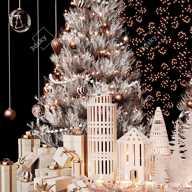 Festive Holiday Decor STL File 3D model image 2