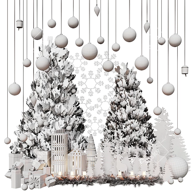 Festive Holiday Decor STL File 3D model image 3