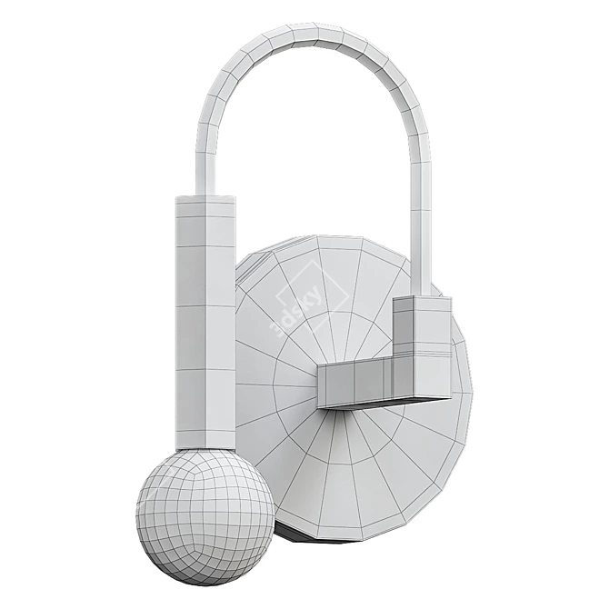 ImperiumLoft Wall Lamp TIMO 3D model image 3