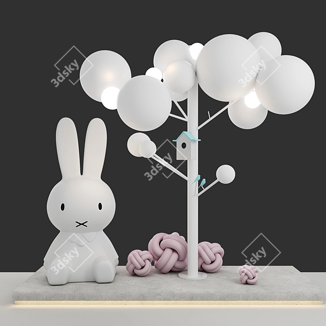 Luminous Bubble Tree Display 3D model image 9