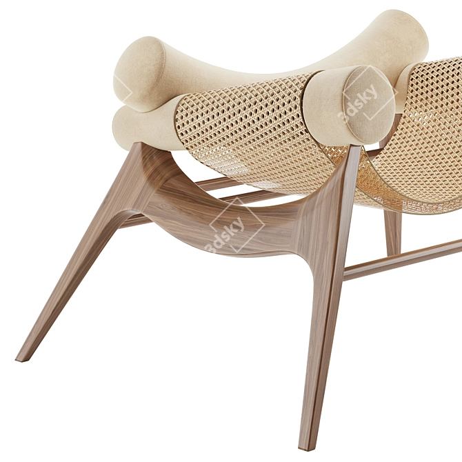 Elegance Evolved Armchair 3D model image 6