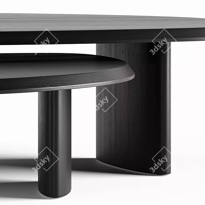 The VESTRY Nesting Tables - Maiden Home 3D model image 4